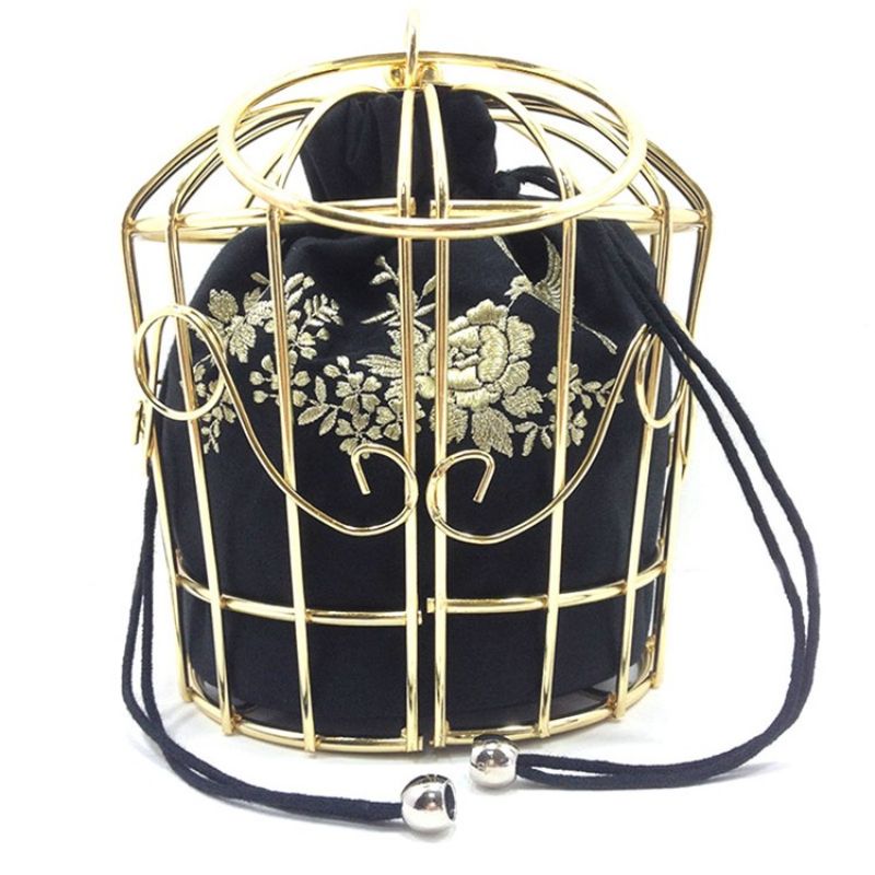 Crossbody Kabelka Vogue Metal Cage S Výšivkou