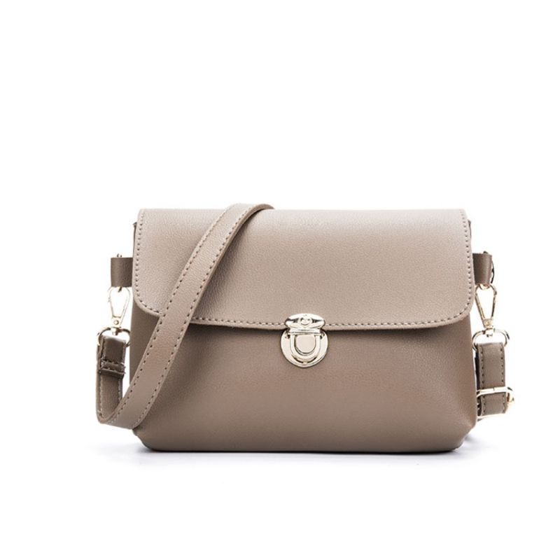 Pu Rivet Plain Rectangle Tote Bag Sety