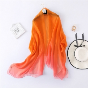 Charmeuse Living Coral Scarf