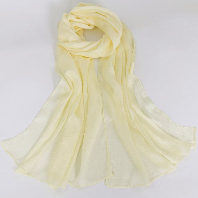 Charmeuse Scarf Obyčejný Šátek