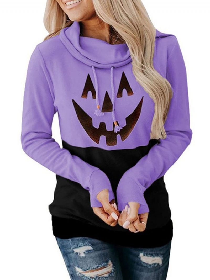 Halloween Kreslená Mikina S Dlouhým Rukávem Fleece S Kapucí