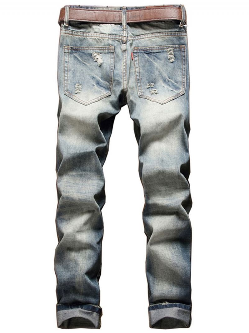 Pánské Džíny Casual Holes Denim