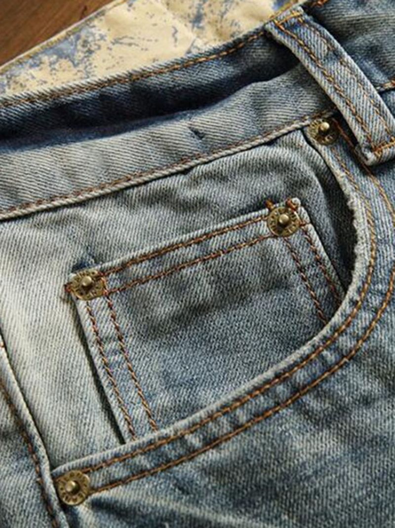 Pánské Džíny Casual Holes Denim