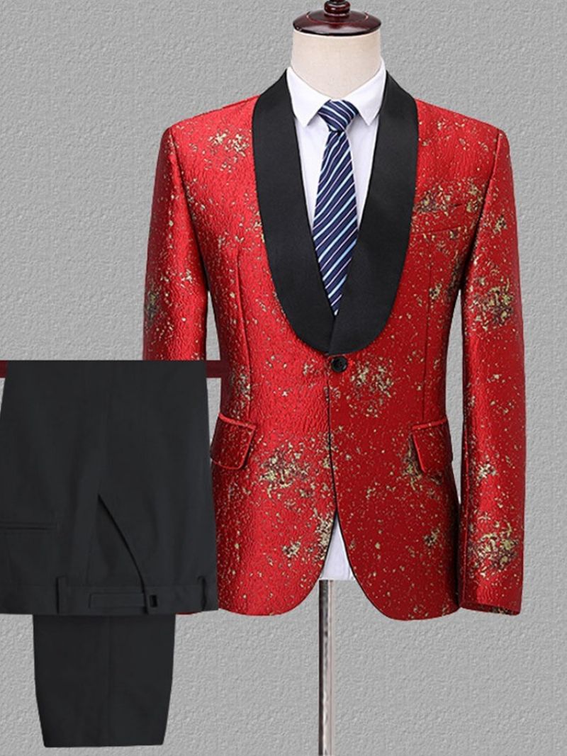 Pánský Společenský Oblek Blazer One Button