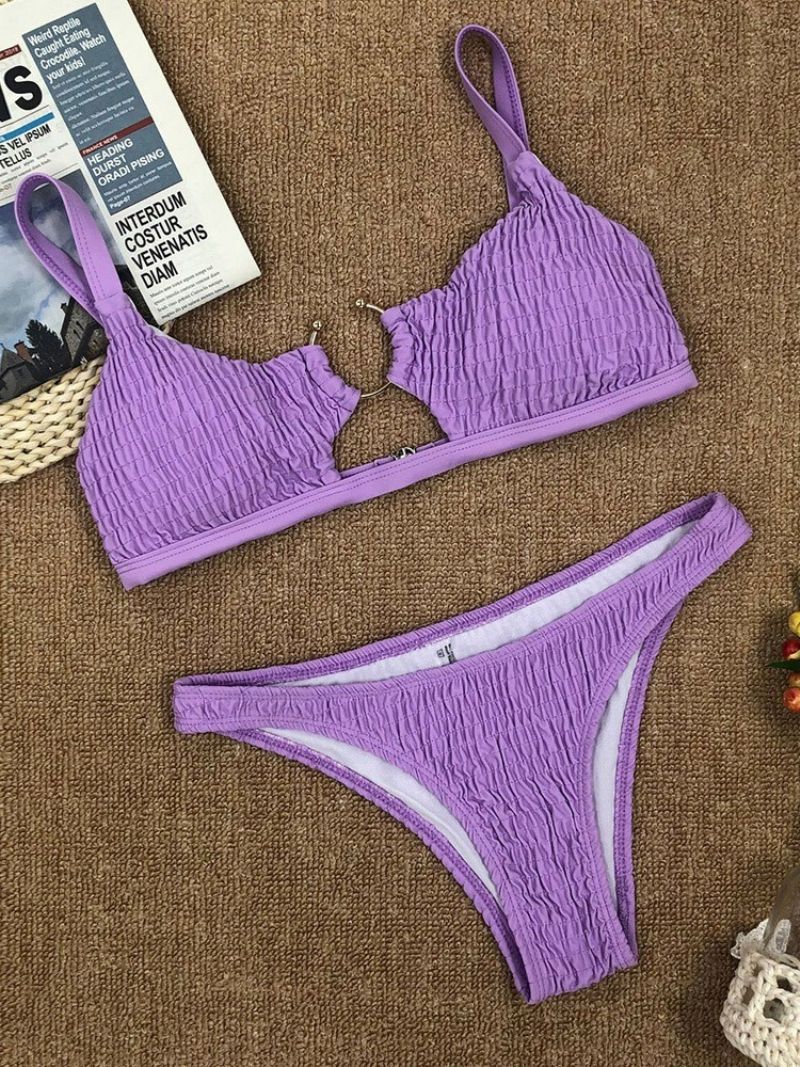 Bikini Set Módní Obyčejné Plavky