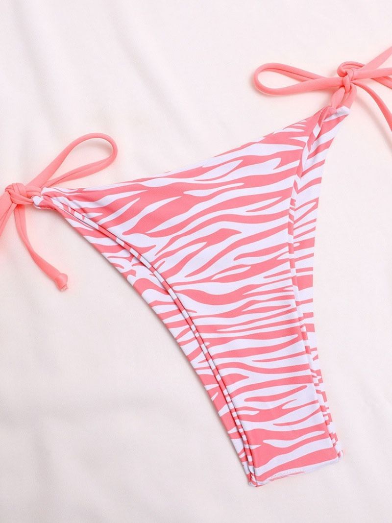 Sexy Šněrovací Bikiny Plavky Zebra Stripe