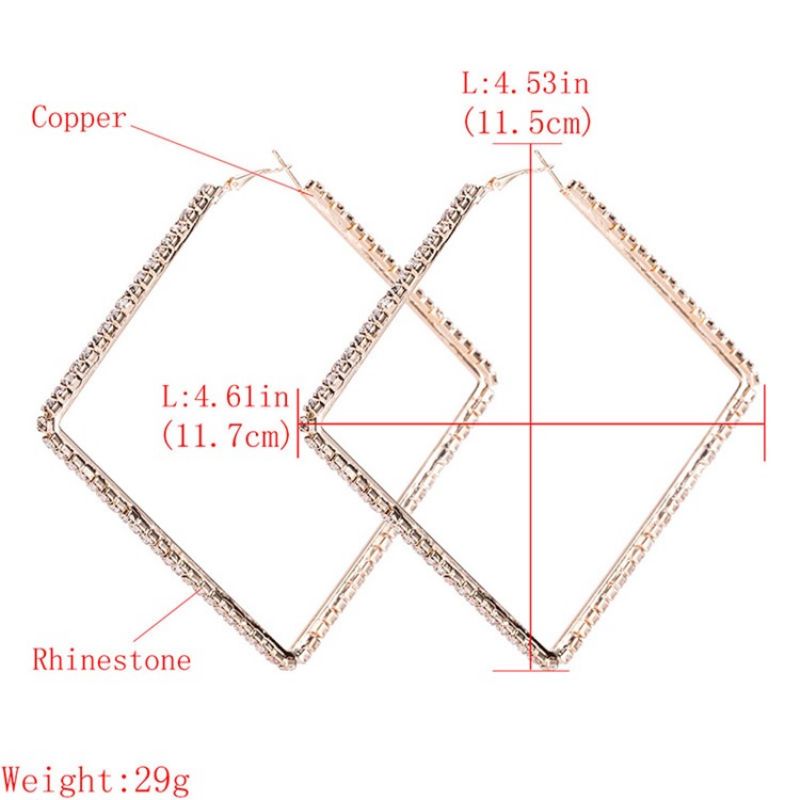 Dámské Dárkové Náušnice Alloy Diamante