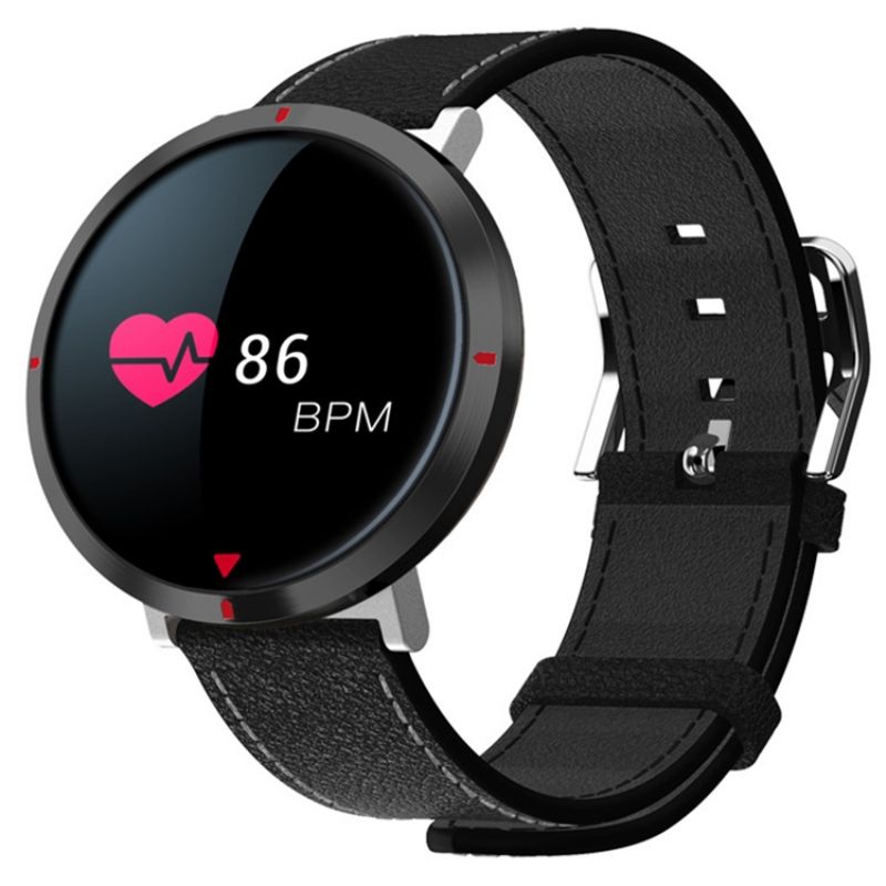 Inteligentní Náramek S Barevným Displejem S2 Step Heart Rate Blood Pressure Povement Kulaté Vodotěsné Bluetooth Chytré Hodinky