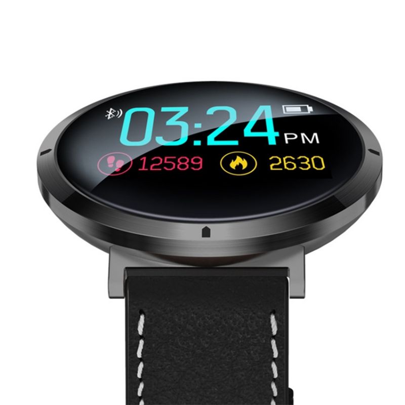 Inteligentní Náramek S Barevným Displejem S2 Step Heart Rate Blood Pressure Povement Kulaté Vodotěsné Bluetooth Chytré Hodinky