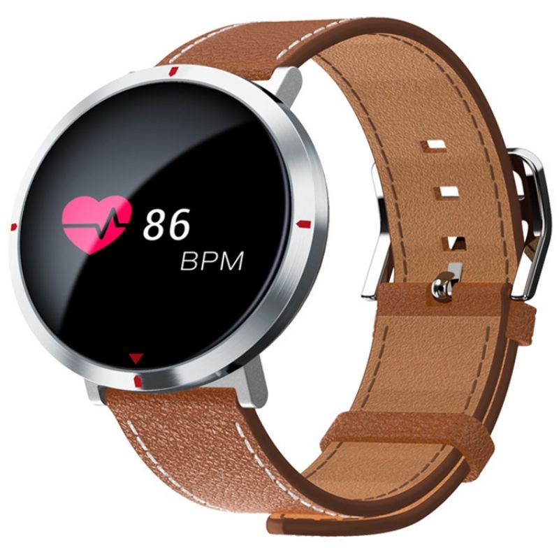 Inteligentní Náramek S Barevným Displejem S2 Step Heart Rate Blood Pressure Povement Kulaté Vodotěsné Bluetooth Chytré Hodinky