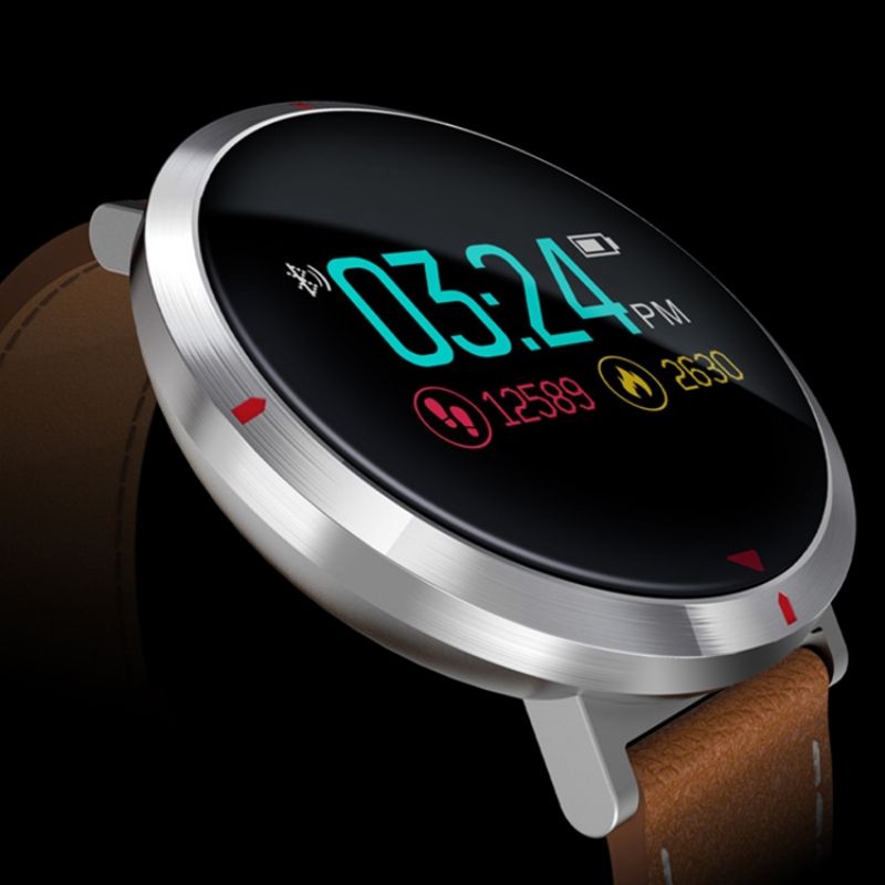 Inteligentní Náramek S Barevným Displejem S2 Step Heart Rate Blood Pressure Povement Kulaté Vodotěsné Bluetooth Chytré Hodinky