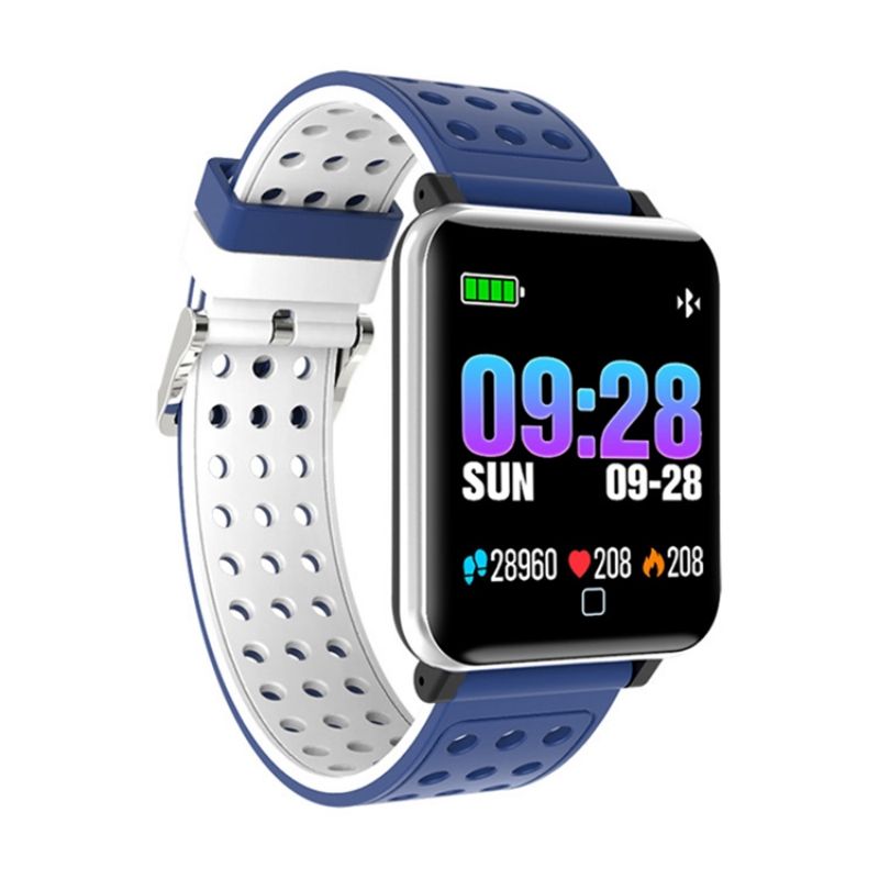 M19 Smart Náramek Srdeční Frekvence Barevná Obrazovka Monitoring Sports Step Bluetooth Vodotěsný Pro Android Ios Telefon