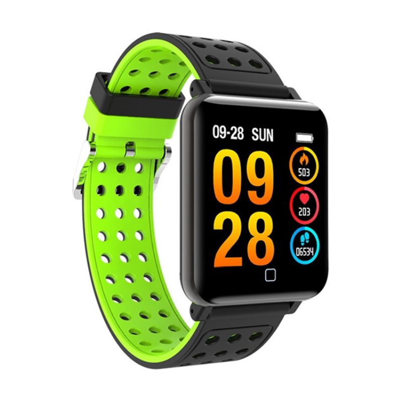 M19 Smart Náramek Srdeční Frekvence Barevná Obrazovka Monitoring Sports Step Bluetooth Vodotěsný Pro Android Ios Telefon