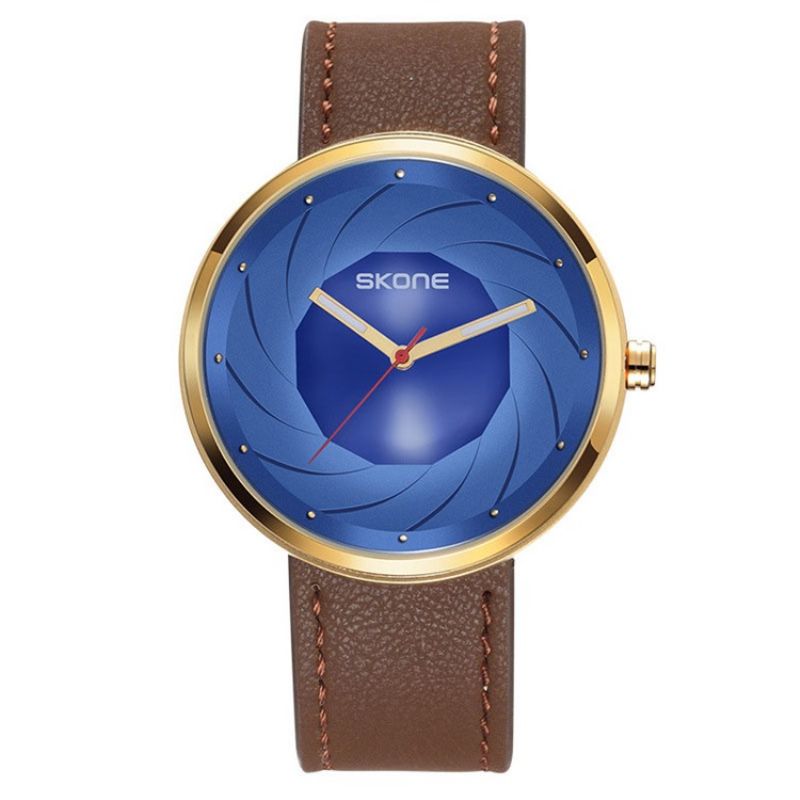 Vodotěsné Pánské Hodinky Jyy Creative Pu Watch Strap