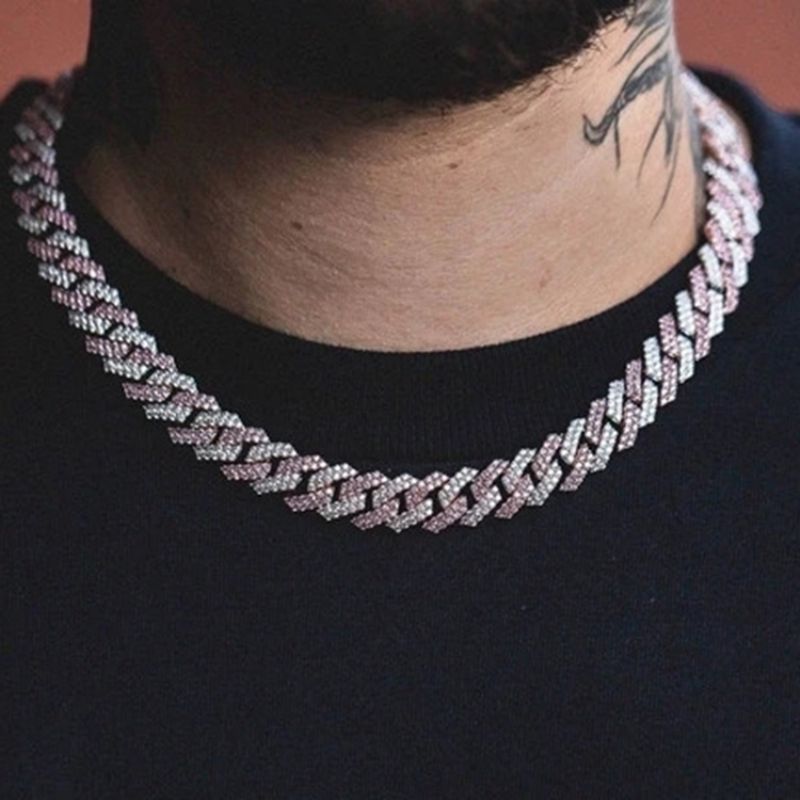 Kubánský Řetízek Diamante Vintage Unisex Náhrdelníky