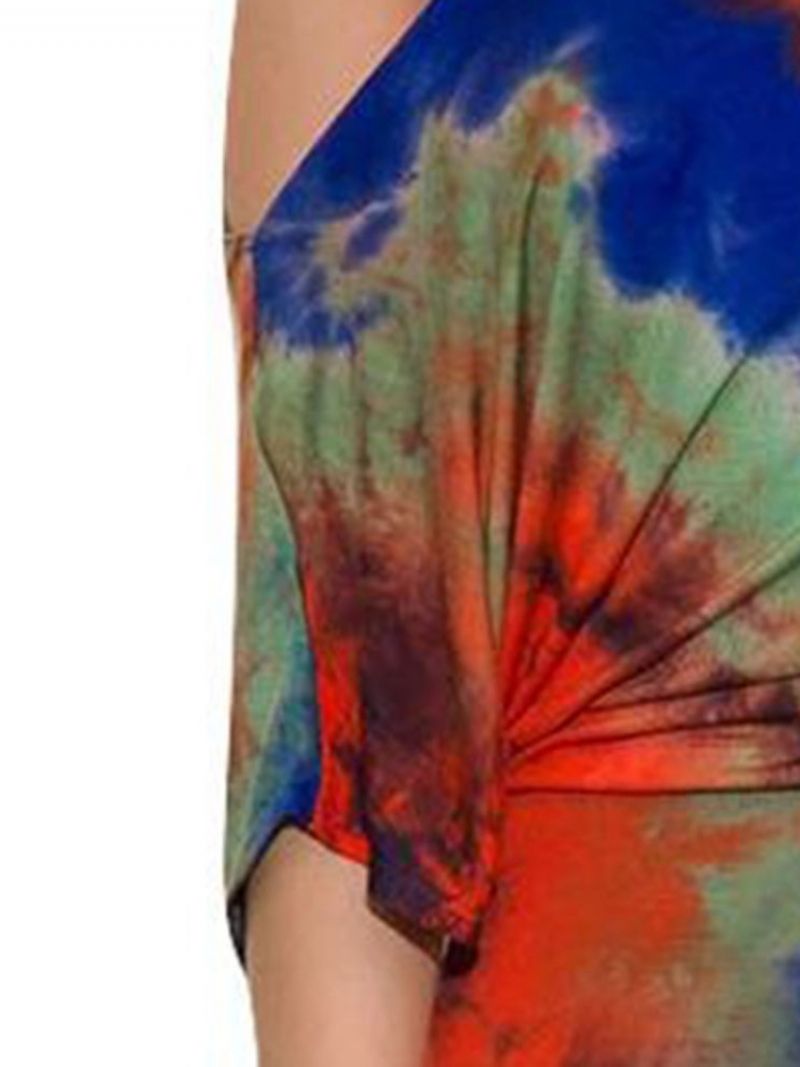 Dvoudílné Dámské Triko A Sukně Sexy Tie-dye Bodycon