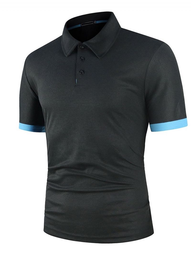 Hot Sale Patchwork European Color Block Polo Tričko