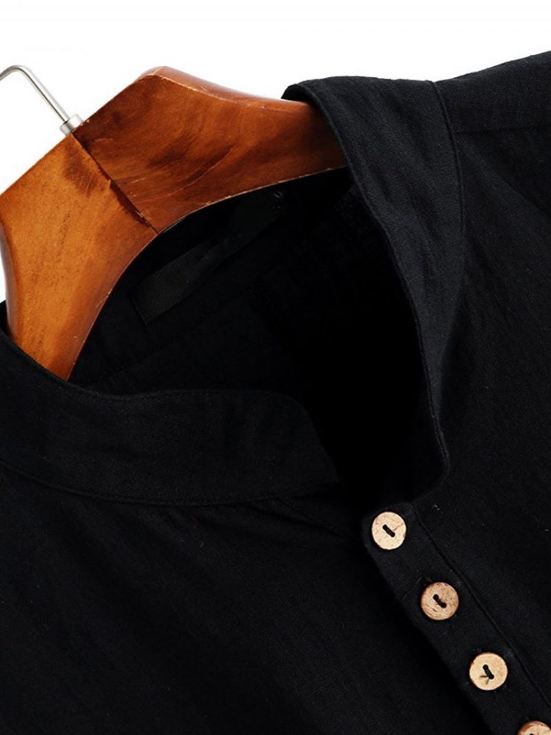 Stojan Límec Plain Button Fall Slim Shirt