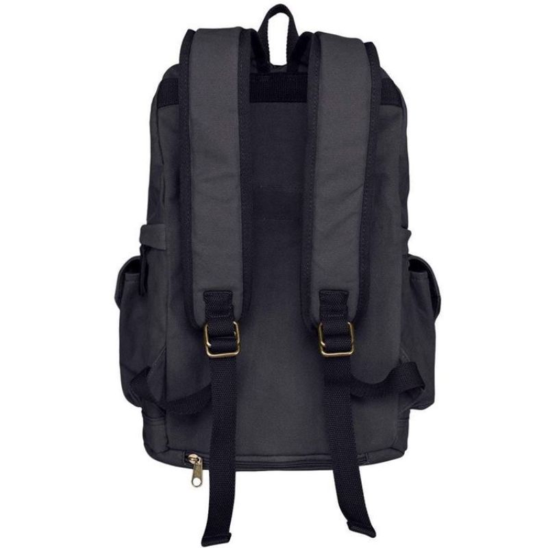 Plain Canvas Slr Camera Backpack