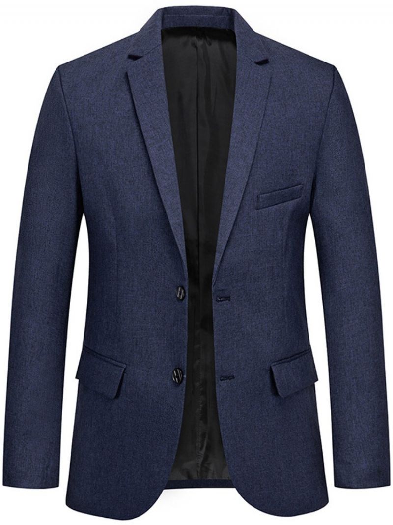 Ležérní Slim Plain Lapel Blazer