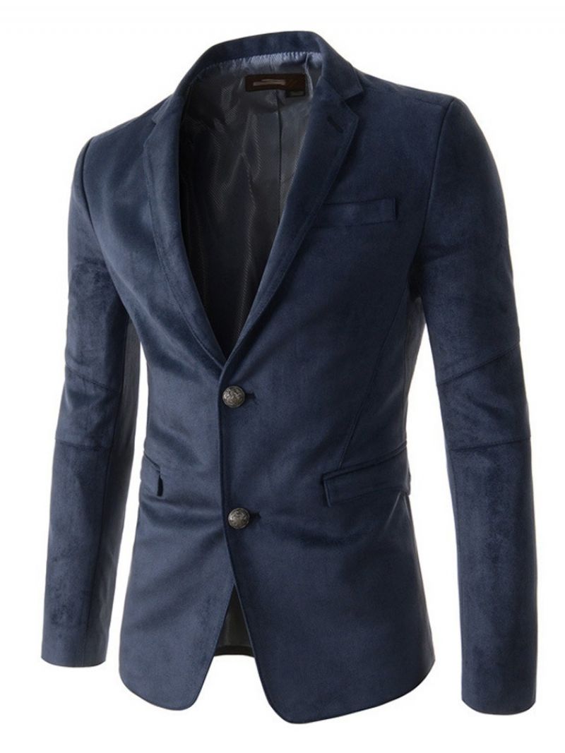 Obyčejný Slim Pocket Leisure Blazer