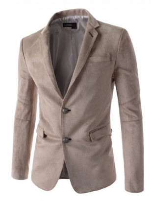 Obyčejný Slim Pocket Leisure Blazer