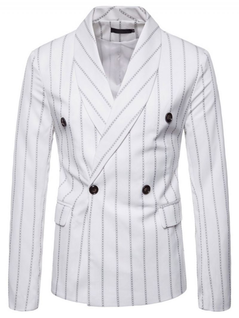 Potisk Casual Stripe Leisure Blazer