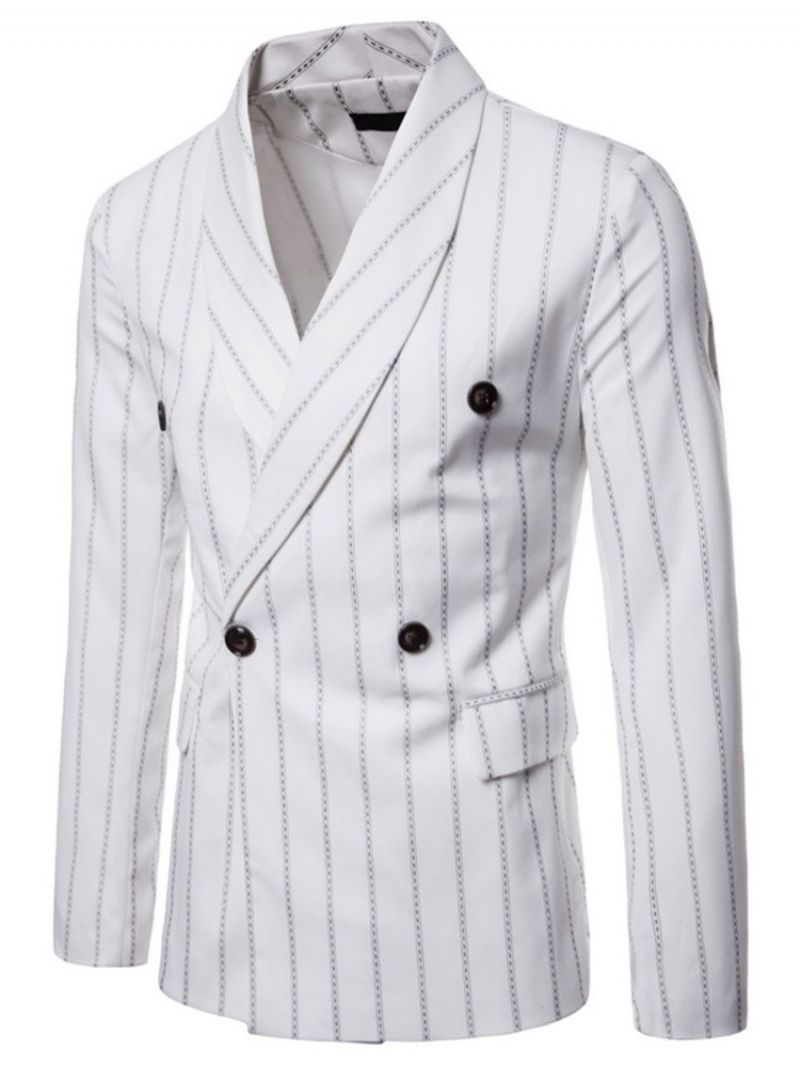 Potisk Casual Stripe Leisure Blazer