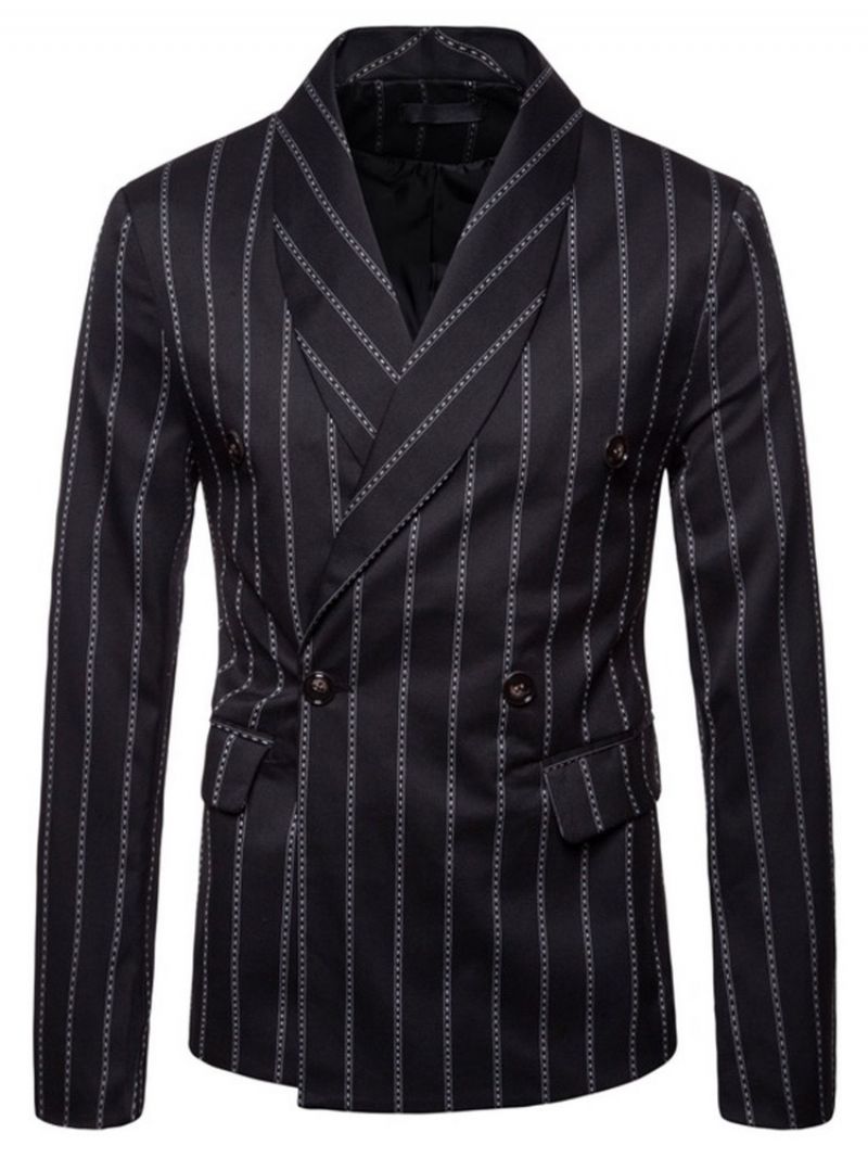 Potisk Casual Stripe Leisure Blazer