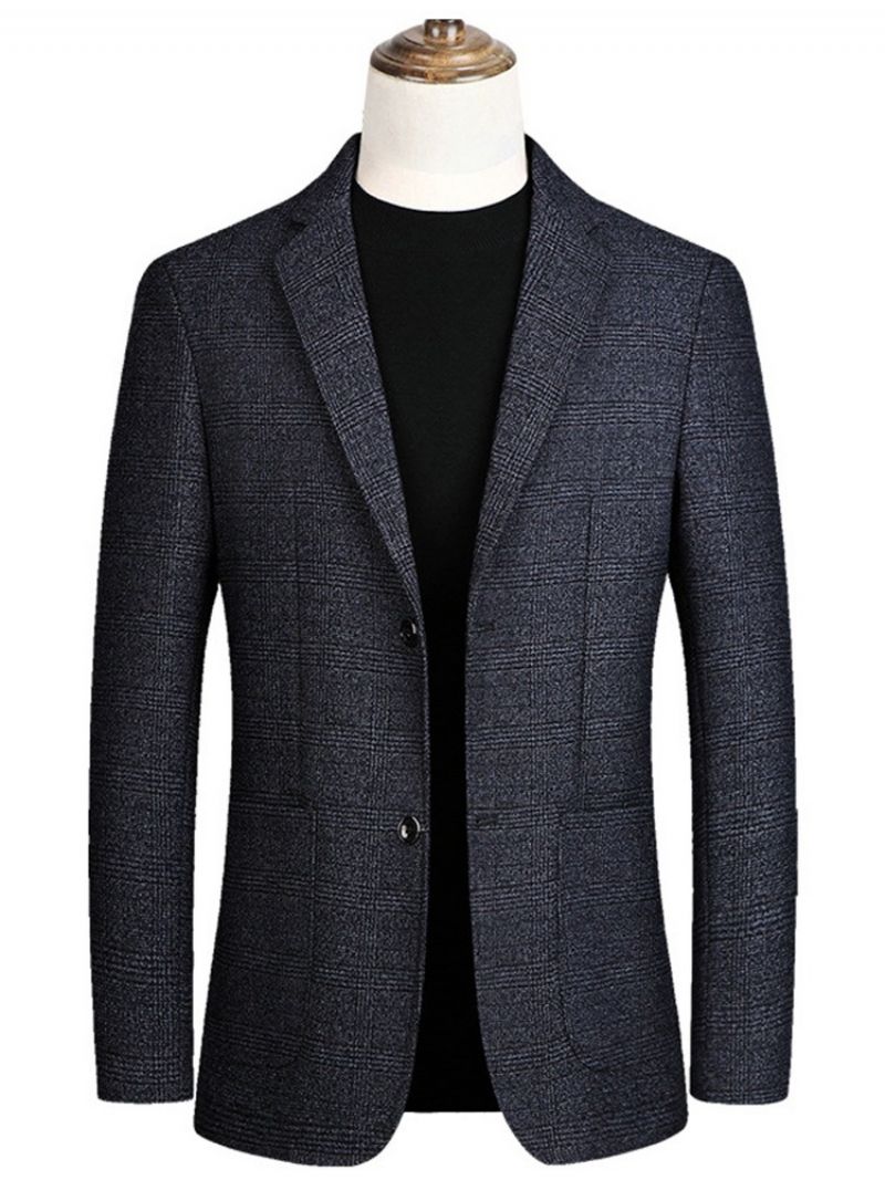 Slim Notched Lapel Ol Blazer