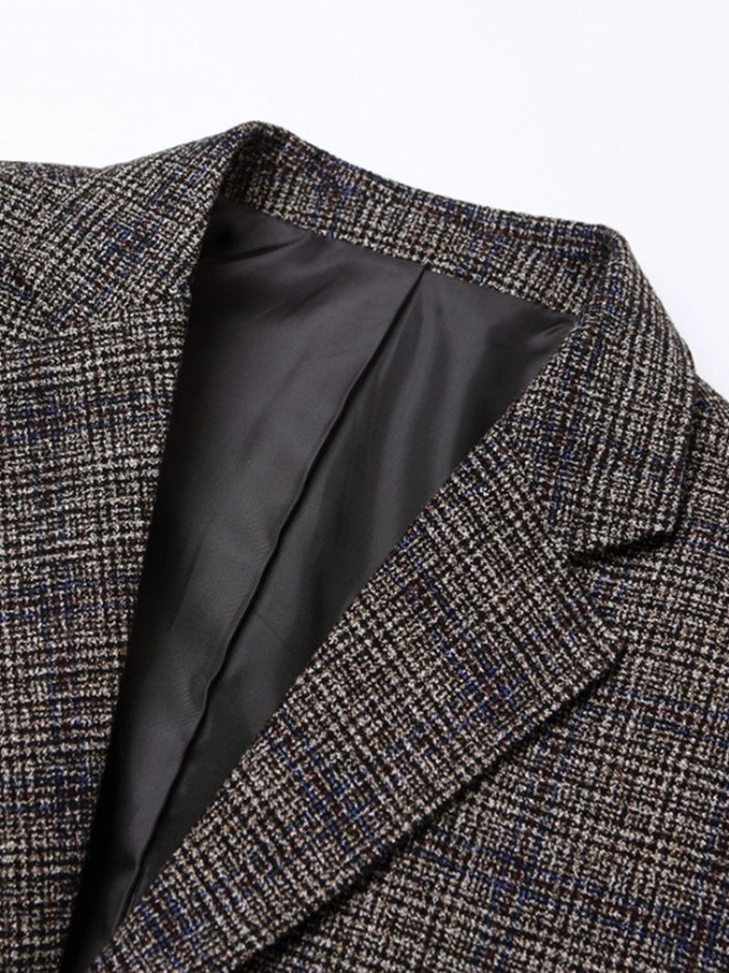 Slim Notched Lapel Ol Blazer