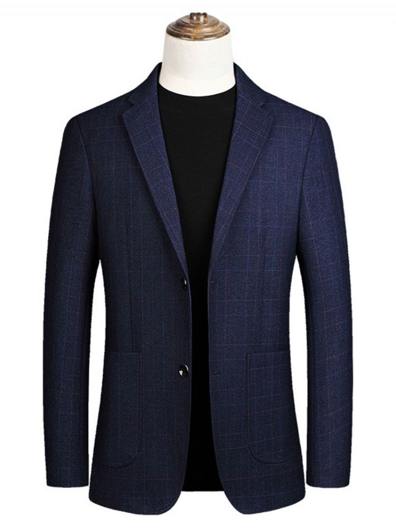 Slim Notched Lapel Ol Blazer