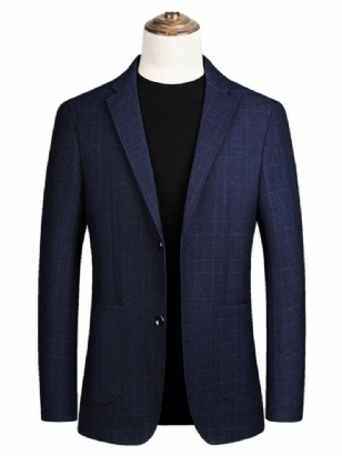 Slim Notched Lapel Ol Blazer