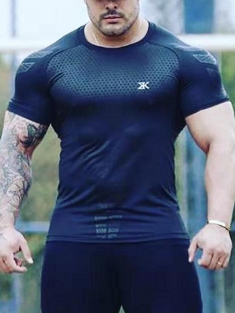 Pánské Prodyšné Sportovní Triko Quick Dry Pullover Gym