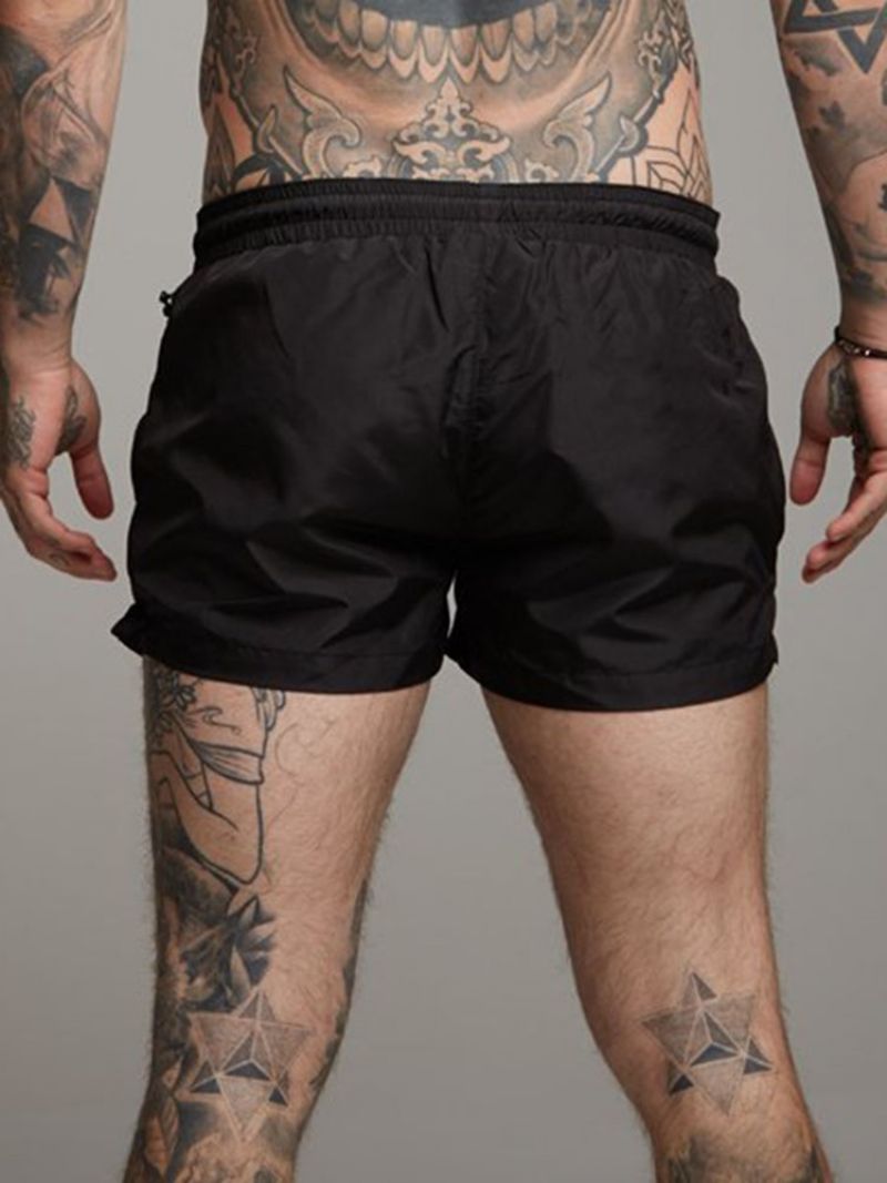 Pánské Sportovní Kalhoty Quick Dry Letter Shorts