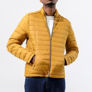 Kapesní Límeček S Jednoduchým Zipem Casual Down Jacket