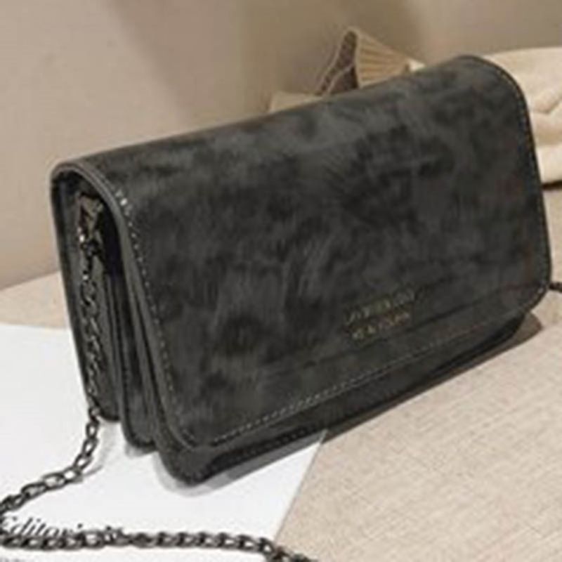 Crossbody Kabelka Pu Chain Leopard Print