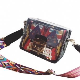 Crossbody Kabelky Lock Pu Cartoon Flap