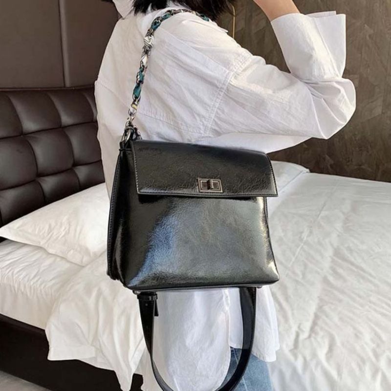 Crossbody Kabelky S Pu Závitem V Obyčejném Obdélníku