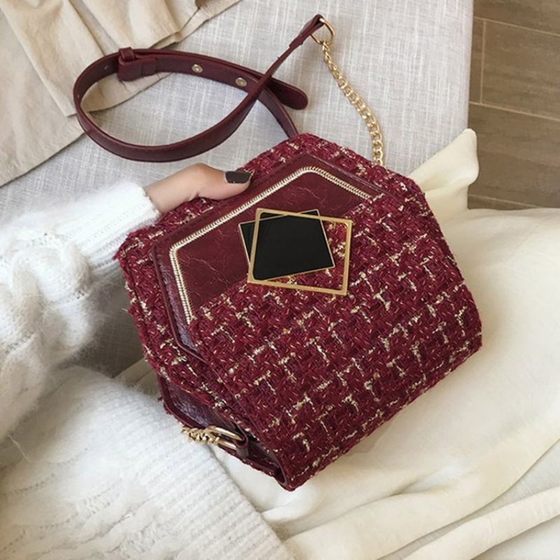 Crossbody Kabelky S Vlněnými Směsmi