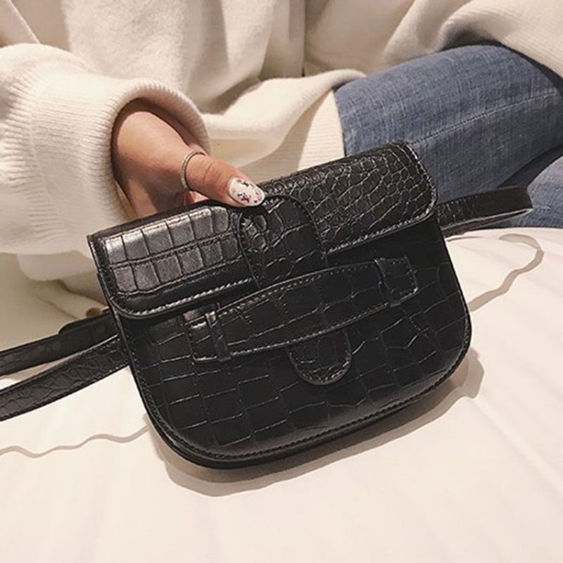 Crossbody Taška Na Sedlo Z Pu Sedla Alligator Thread