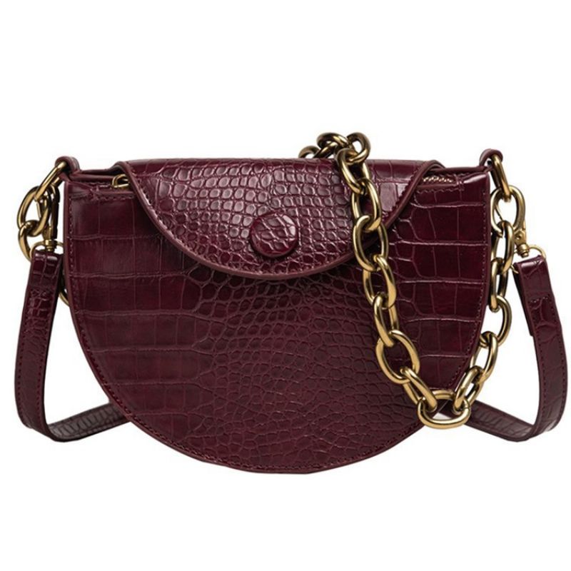 Crossbody Tašky Se Sedlem Alligator Pu Thread