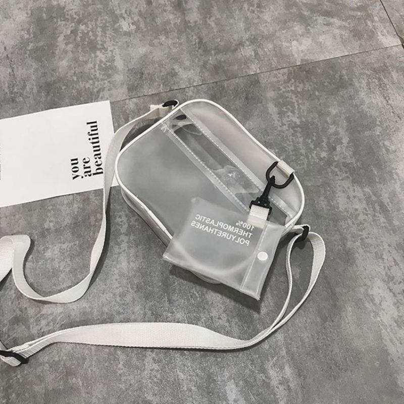 Crossbody Tašky Z Pvc S Hladkou Nití