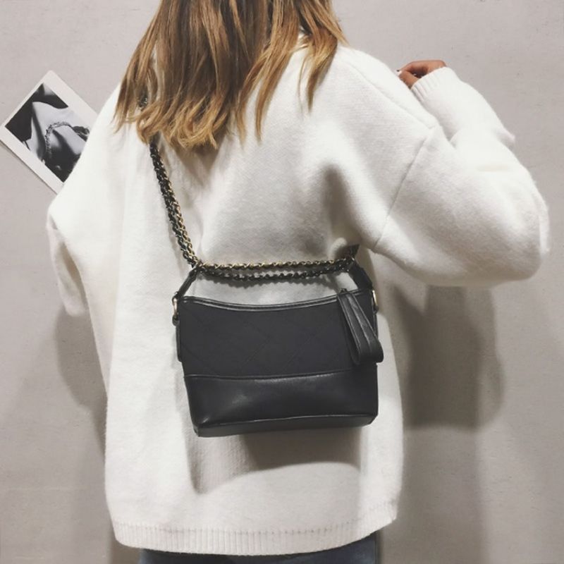 Dámská Crossbody Kabelka Na Zip Ve Tvaru Sudu