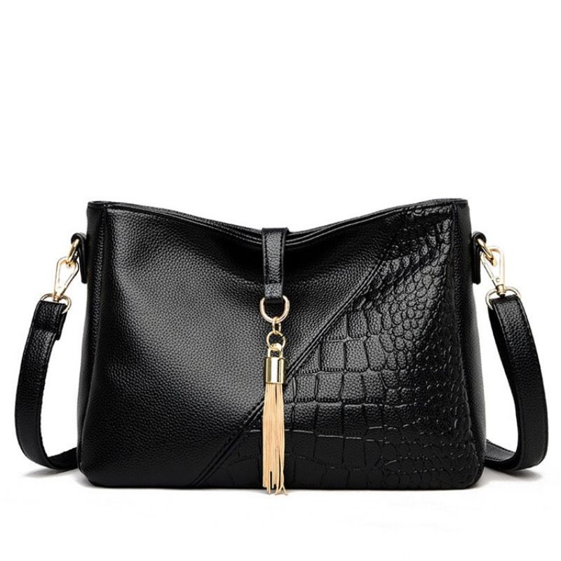 Dámské Crossbody Kabelky Alligator Embossing Pu Rectangle