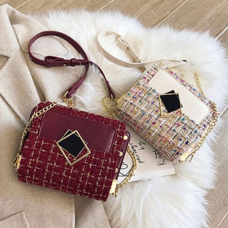 Elegantní Crossbody Kabelky Obdélníkového Tvaru