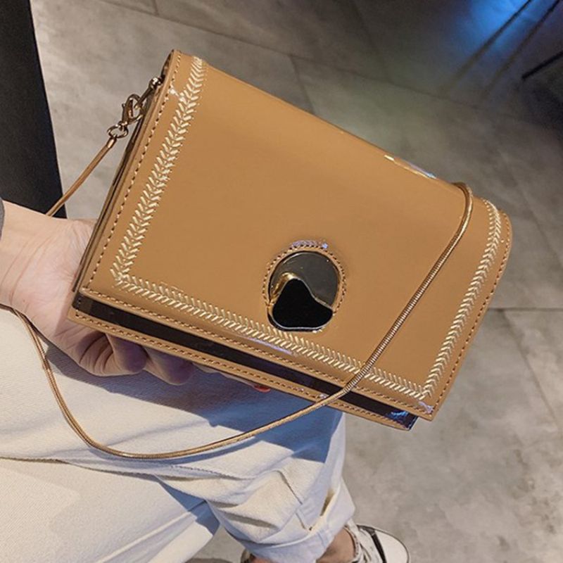 Kabelky Crossbody S Obdélníkovým Řetízkem Z Pu Zámku