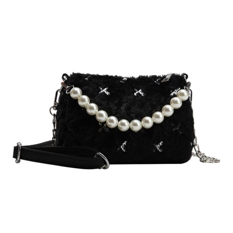 Kruhové Zimní Crossbody Kabelky Pu Chain