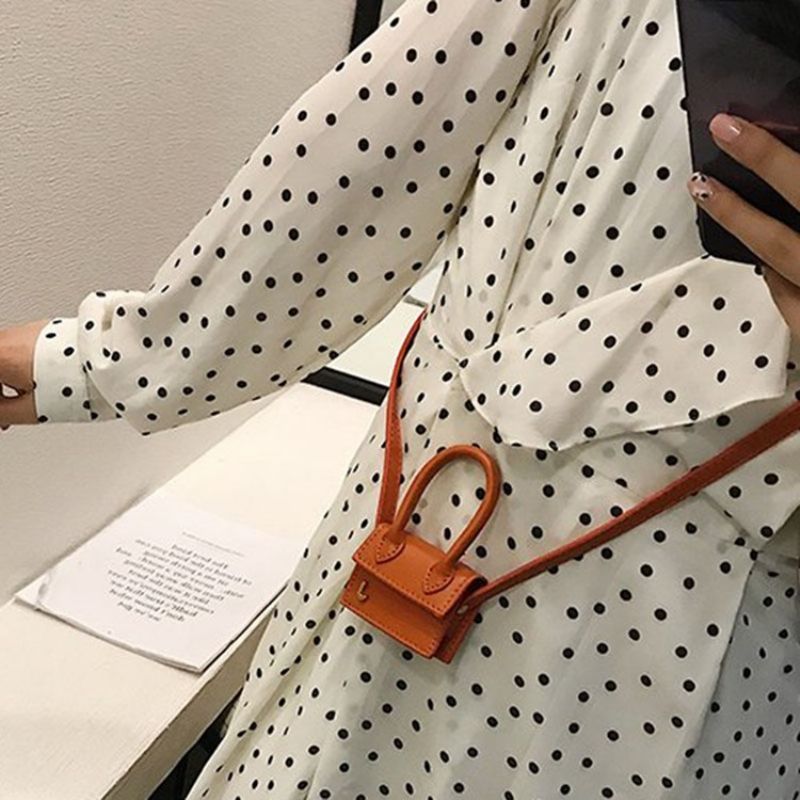 Mini Obyčejná Čtvercová Crossbody Kabelka