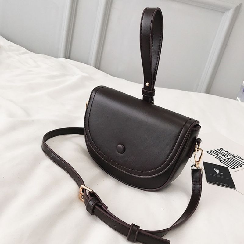 Měkké Crossbody Kabelky Z Pu Sedla